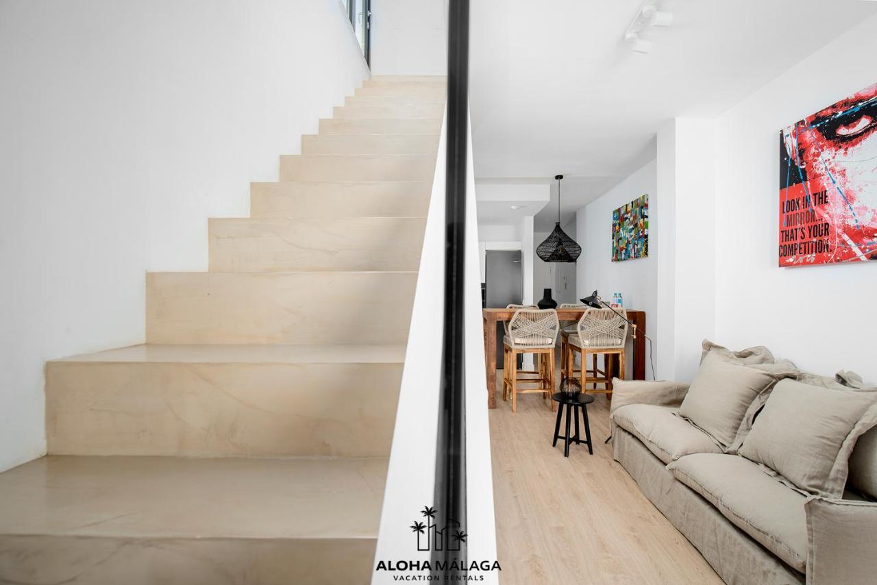 Luxury Duplex With Pool And Padel Court In Town Apartamento Málaga Exterior foto
