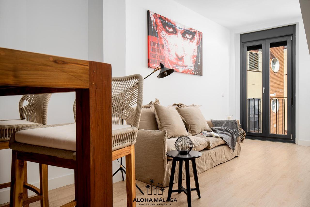 Luxury Duplex With Pool And Padel Court In Town Apartamento Málaga Exterior foto