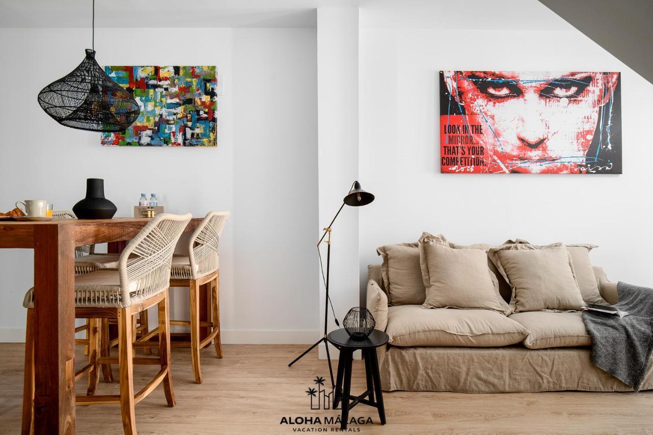 Luxury Duplex With Pool And Padel Court In Town Apartamento Málaga Exterior foto